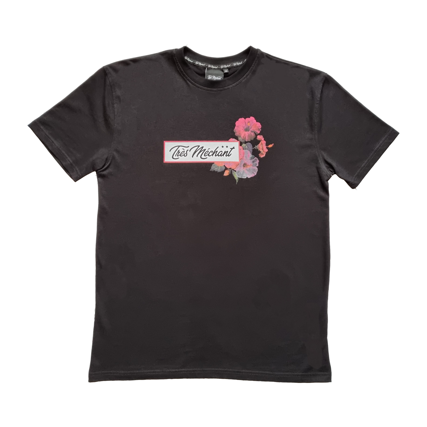 T-shirt Hibiscus Noir